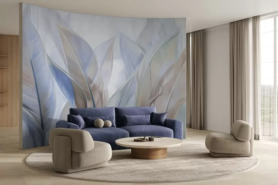 fotószőnyeg Stilizált többszínű levelek w02624v1