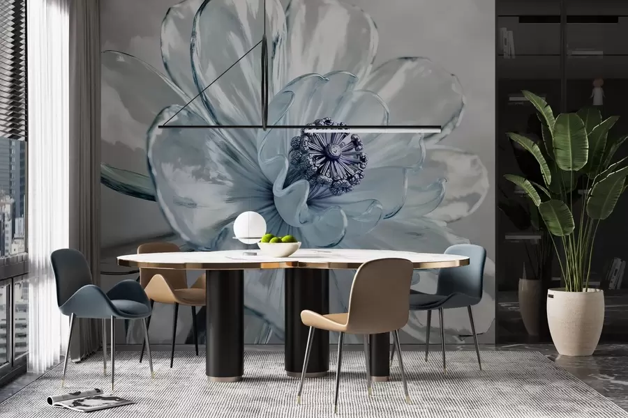 fotószőnyeg Átlátszó fenséges virág w02677v1