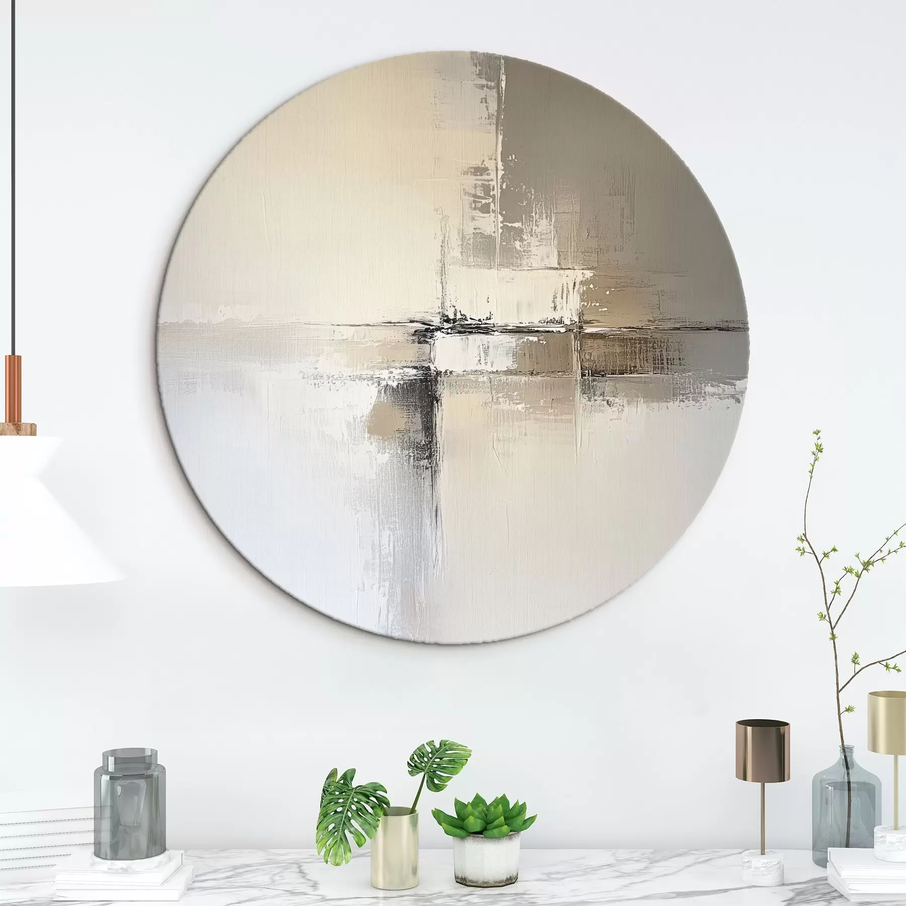 fotótapéta Absztrakció a bézs árnyalataiban r41353