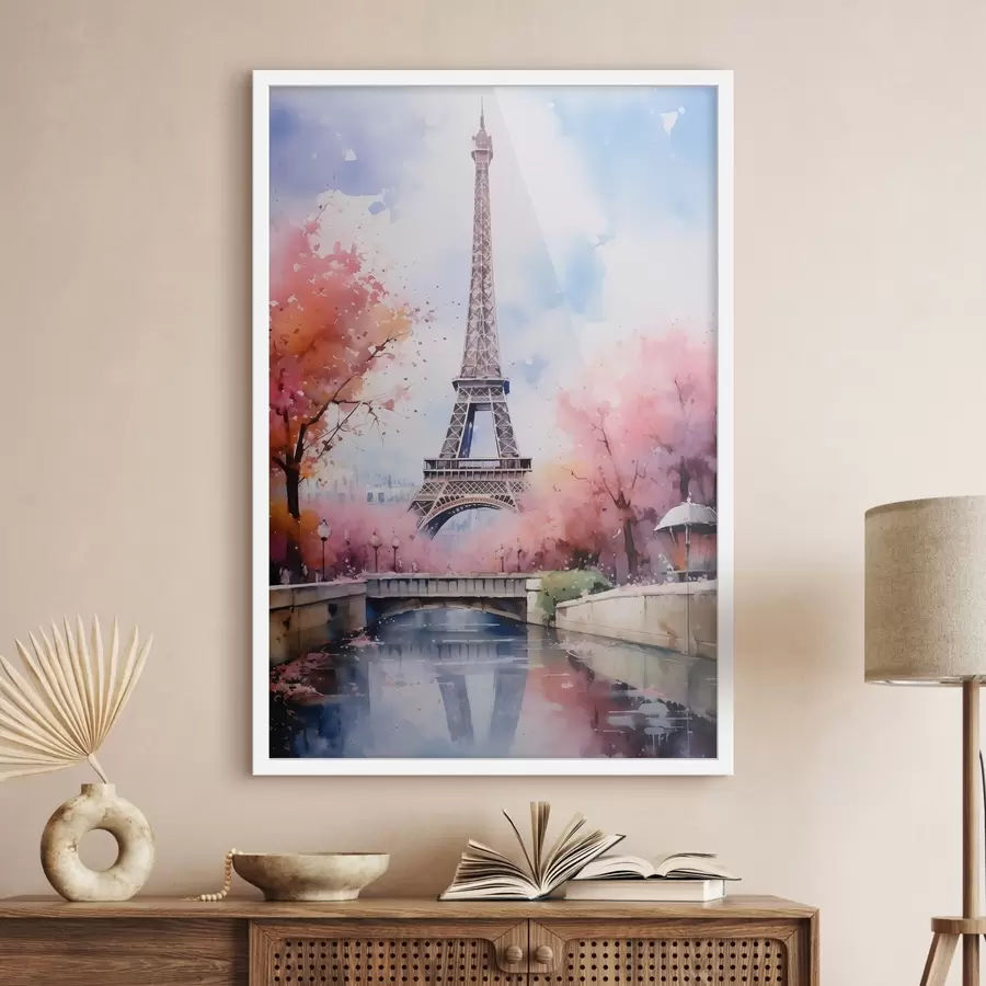 fotószőnyeg Kilátás az Eiffel-toronyra f42079