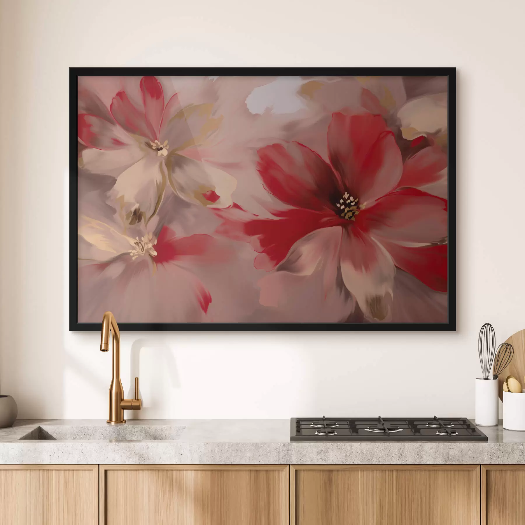 fotószőnyeg Absztrakt virágok f42460