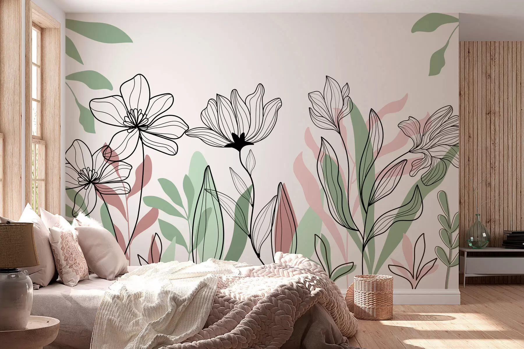 fotószőnyeg Boho virágok w02827