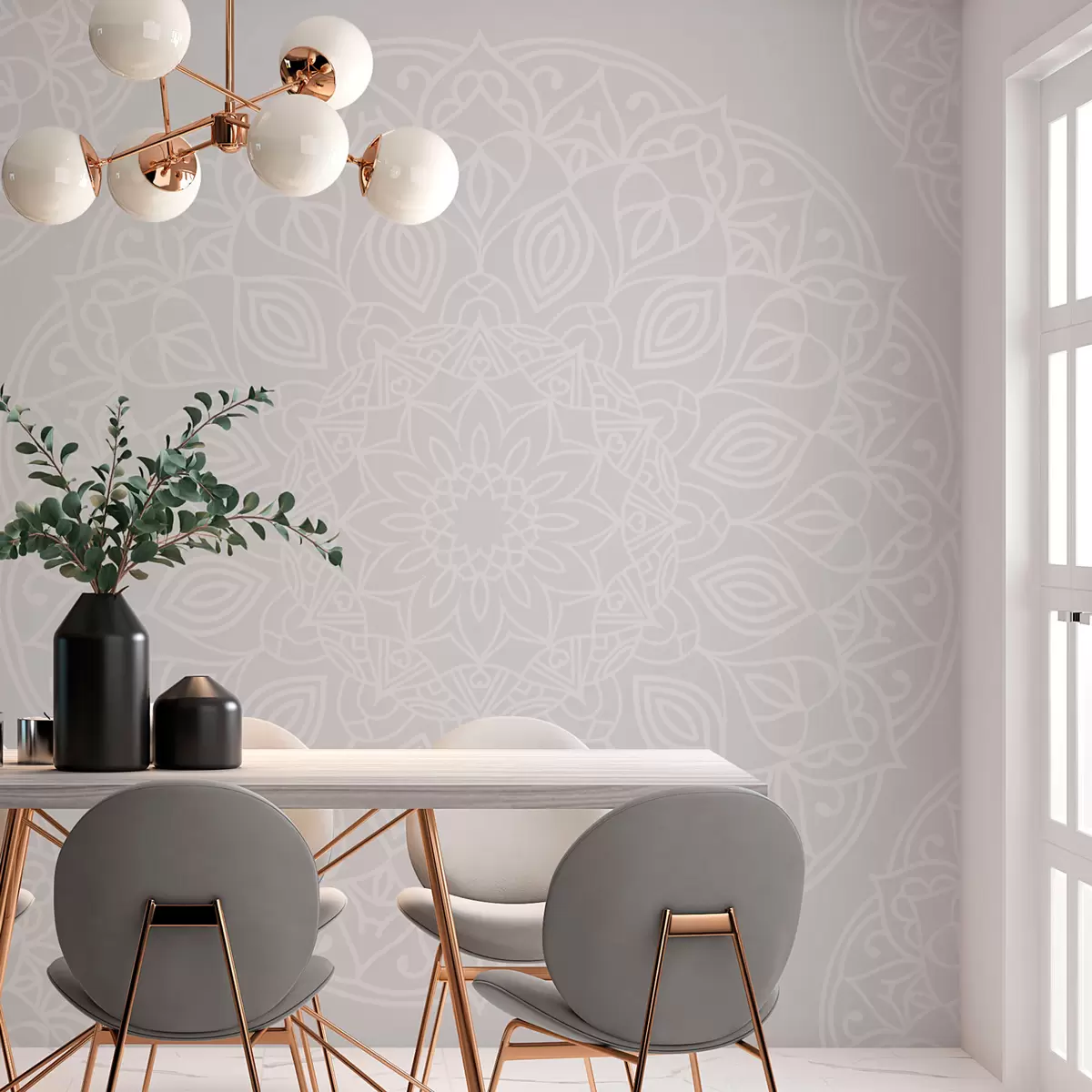 fotószőnyeg Stílusos mandala geometria w02832