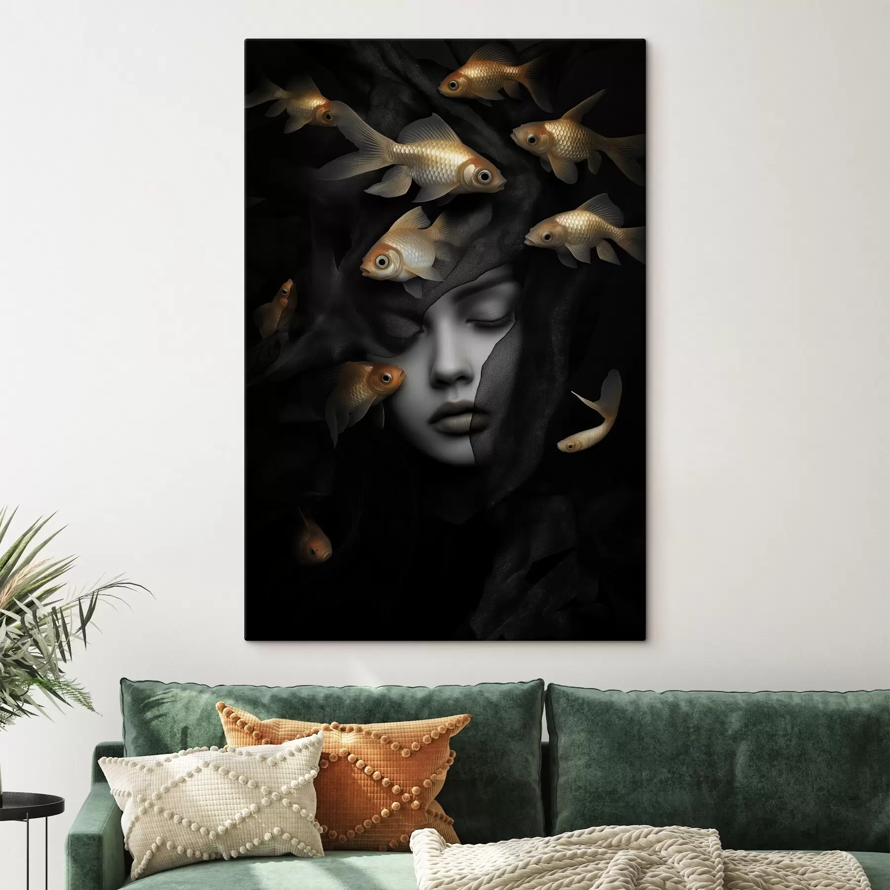 fotótapéta A lány és a hal s42612