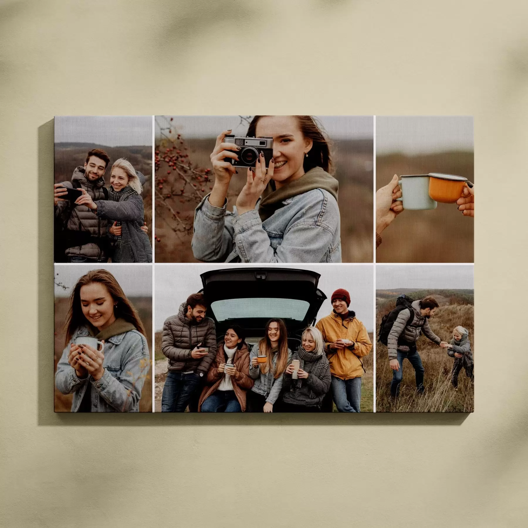 fotótapéta Egyedi fotókollázs vászonkép az Ön fényképeiből s42690