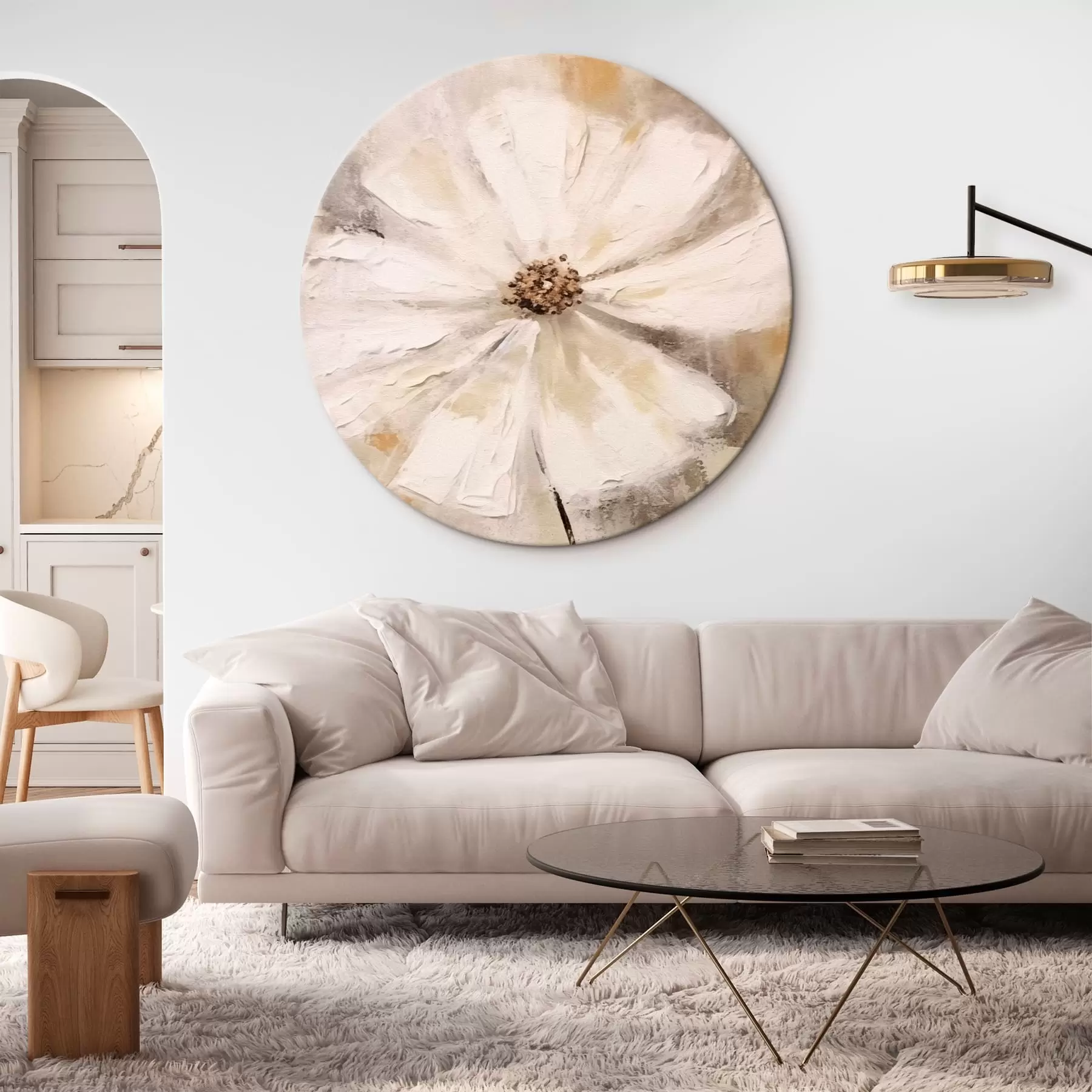 fotótapéta Fehér virág trend r42640