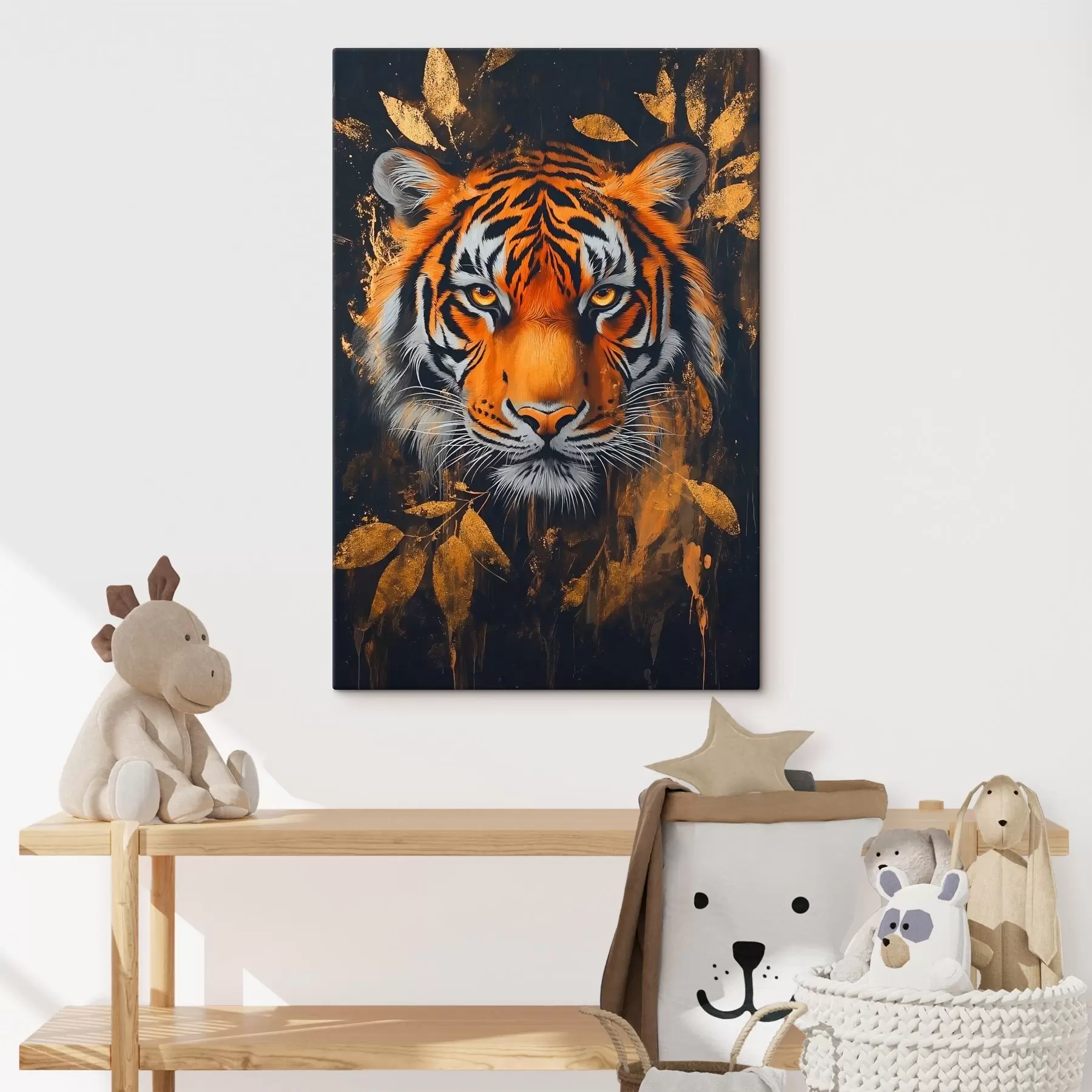 fotótapéta Tigris absztrakt portréja s42660