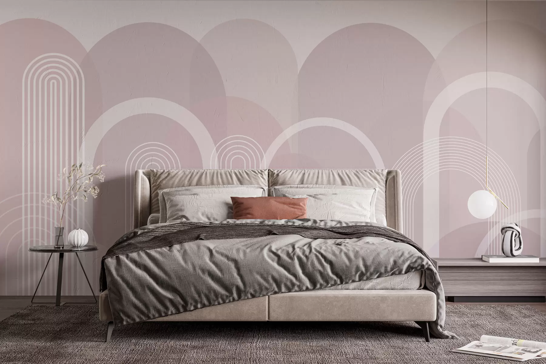 fotószőnyeg Geometrikus ívek boho w02935