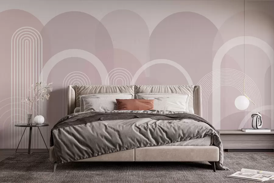 fotószőnyeg Geometrikus ívek boho w02935