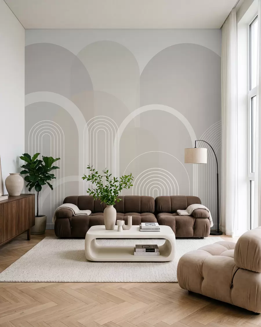 fotószőnyeg Geometrikus ívek boho w02935v1