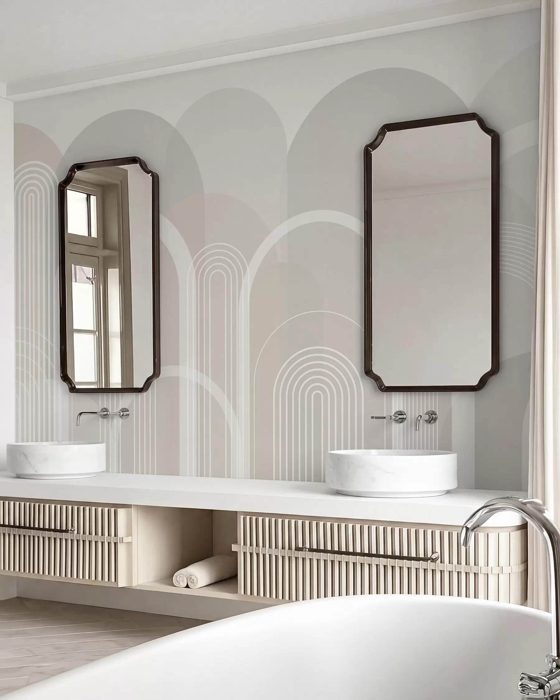 fotószőnyeg Geometrikus ívek boho w02935v1