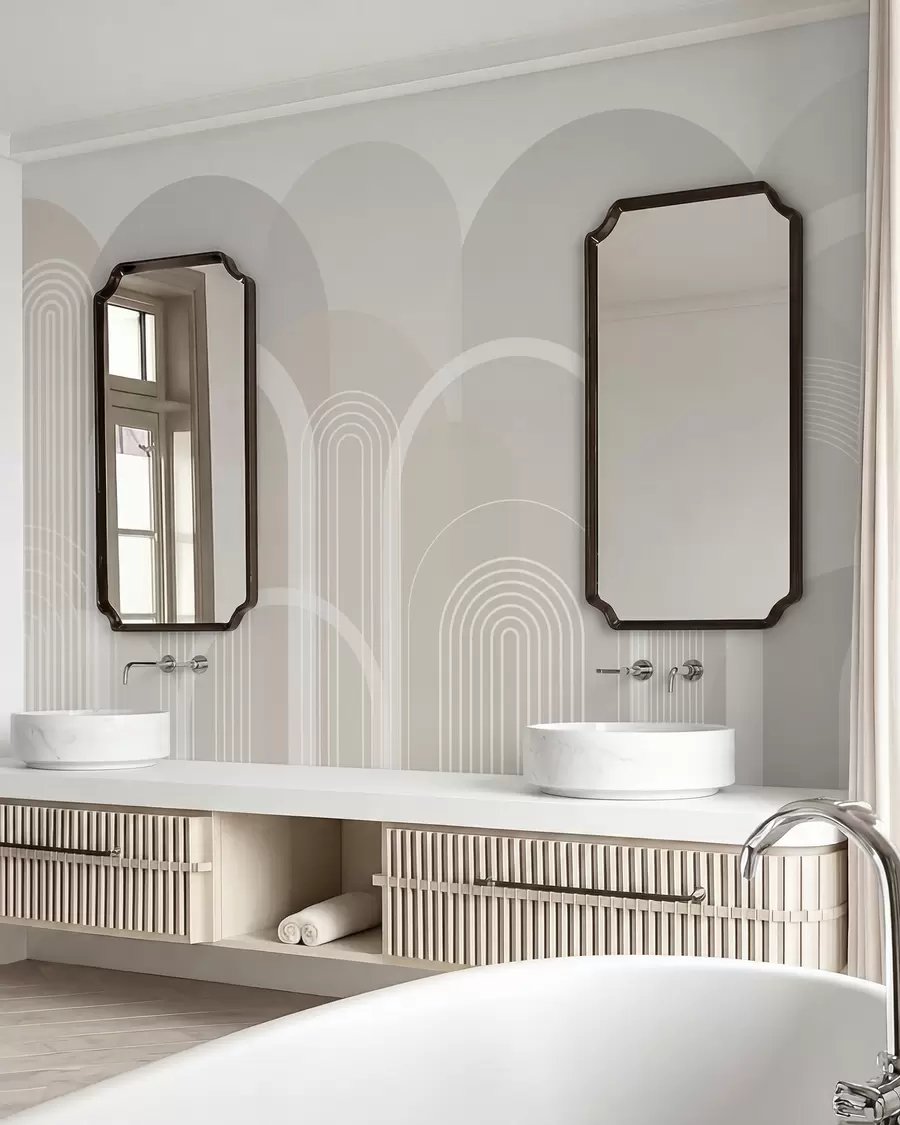 fotószőnyeg Geometrikus ívek boho w02935v1