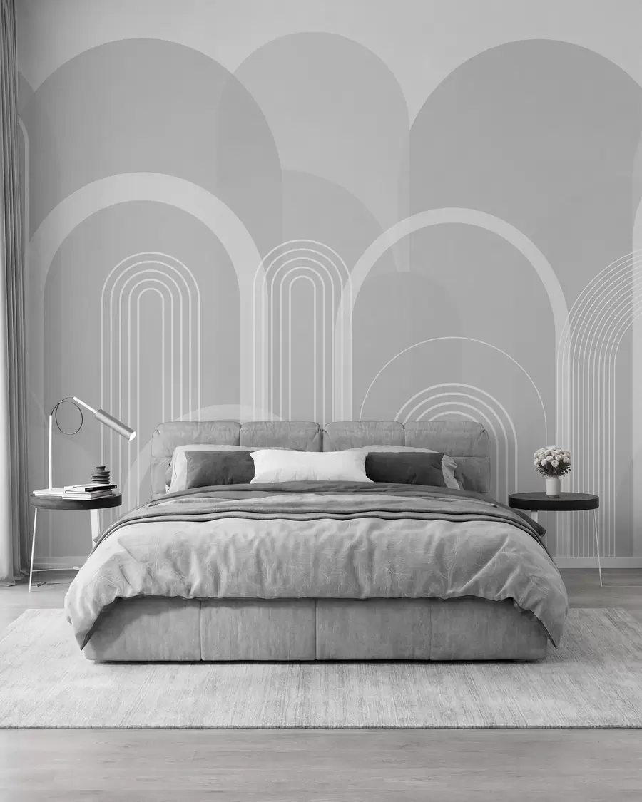 fotószőnyeg Geometrikus ívek boho w02935v2