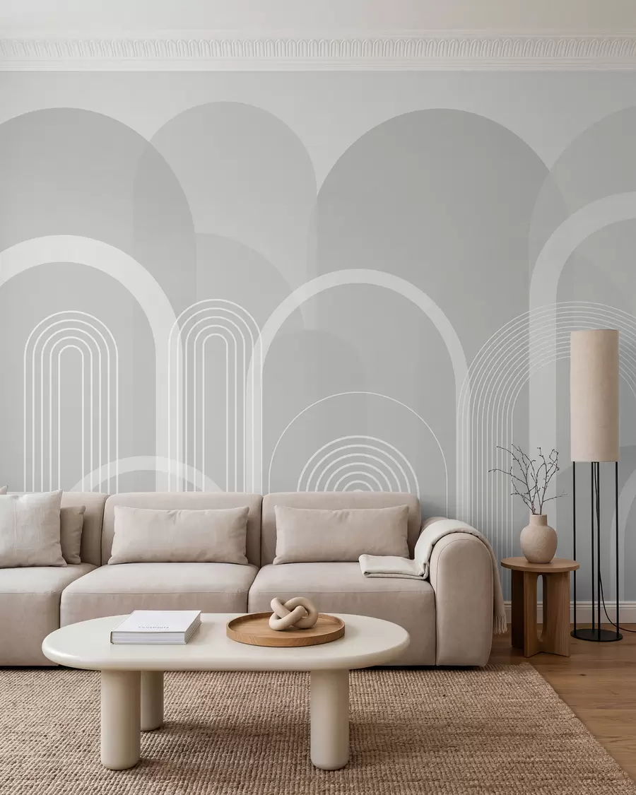 fotószőnyeg Geometrikus ívek boho w02935v2