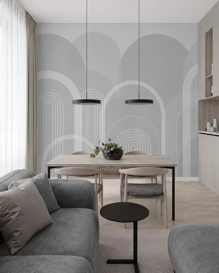 fotószőnyeg Geometrikus ívek boho w02935v2