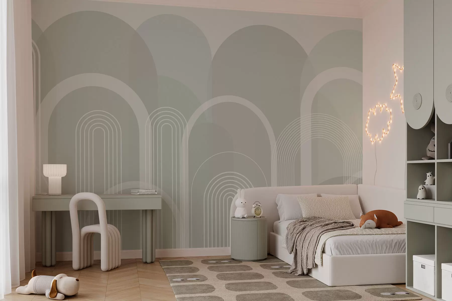 fotószőnyeg Geometrikus ívek boho w02935v3