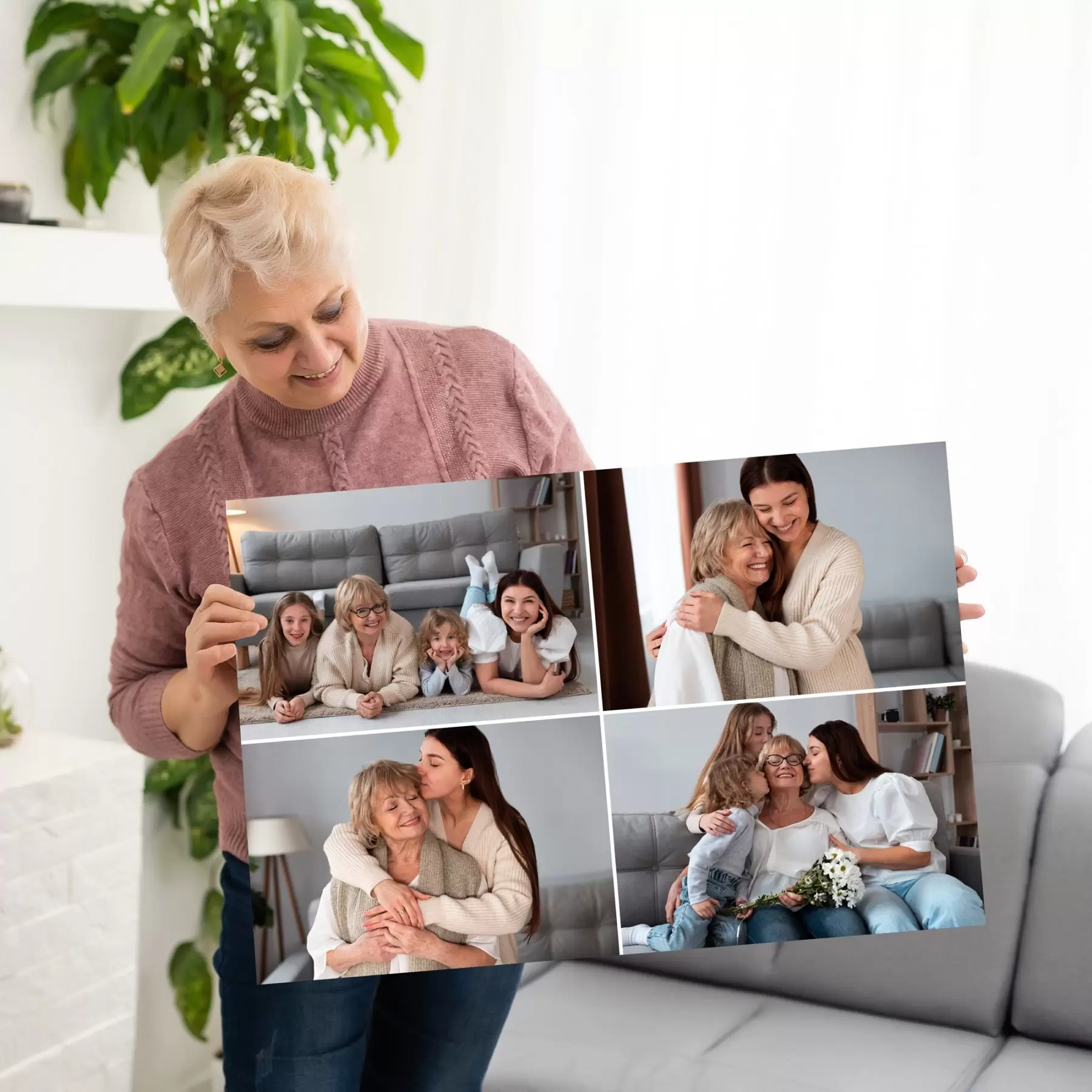 fotótapéta Egyedi vászonkép kollázs nyomtatása s42805