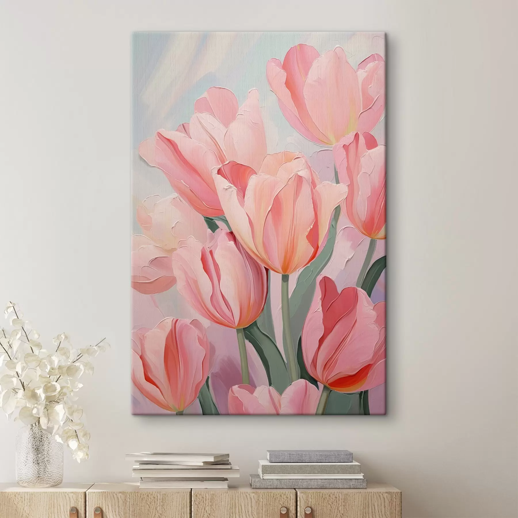 fotótapéta Tulipánok utánzat festmény s42841