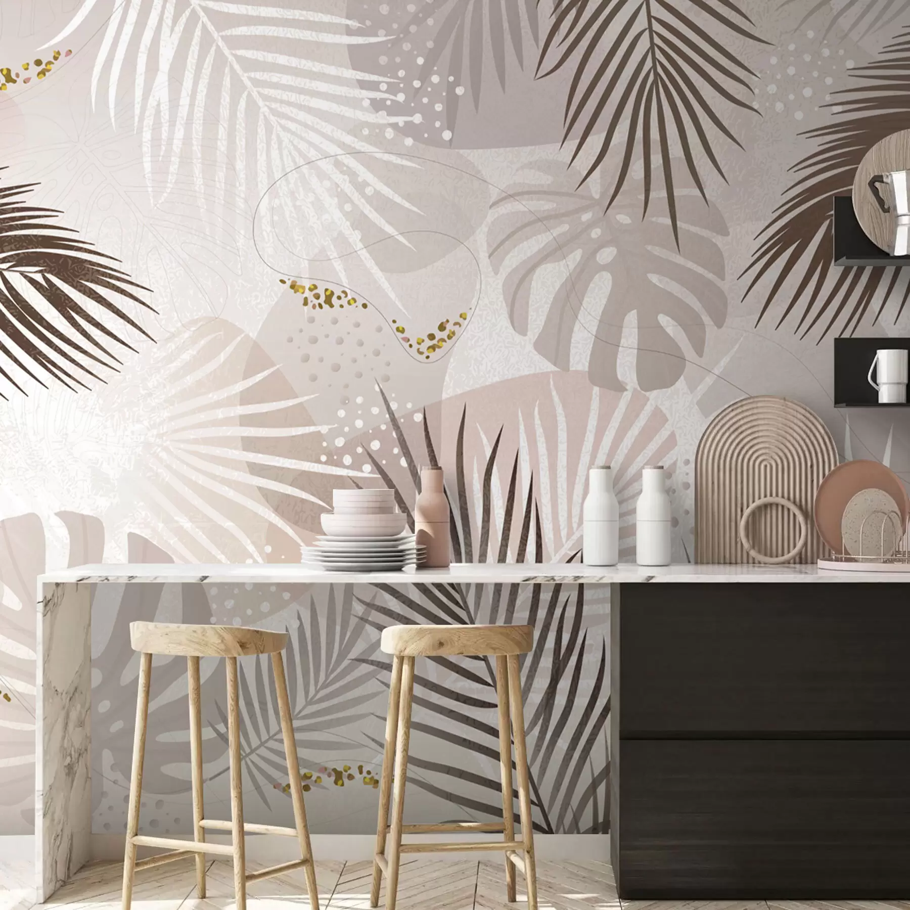 Fotószőnyeg Absztrakt trópusi levelek és vonalak trend w03060 - Uwalls.hu fotószőnyeg Absztrakt trópusi levelek és vonalak trend w03060