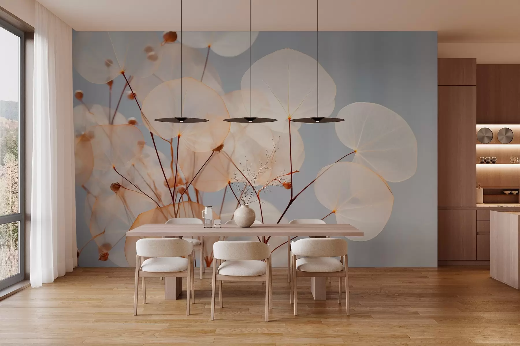 fotószőnyeg Dekoratív levelek w03068