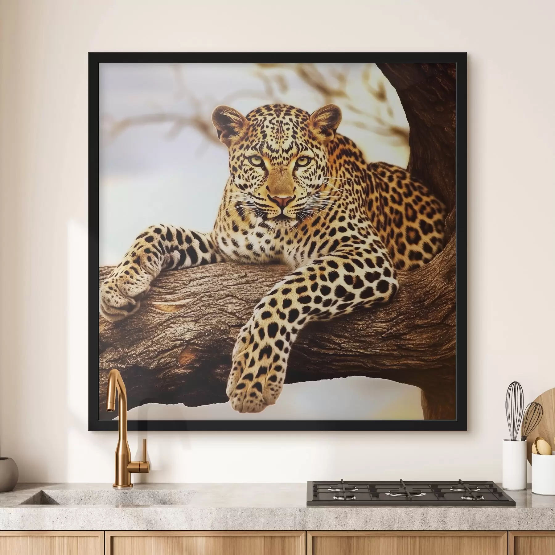 fotótapéta Leopárd egy fán f42984