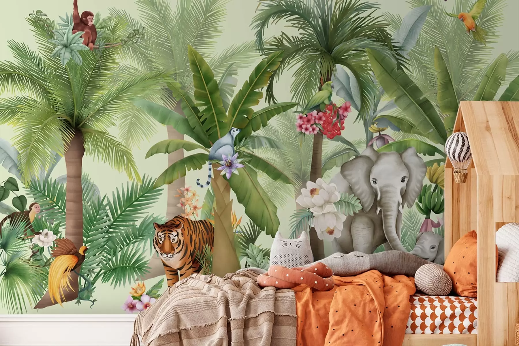 fotószőnyeg Dzsungel és trópusi állatok w03225