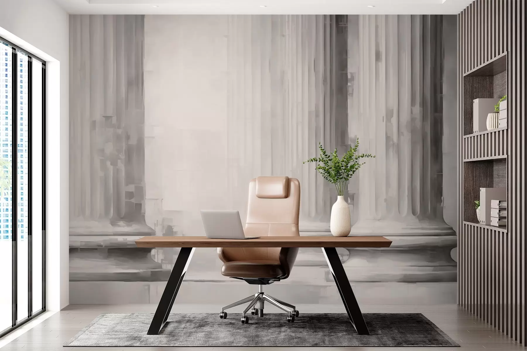 fotószőnyeg Oszlopok utánzata festmény w03359