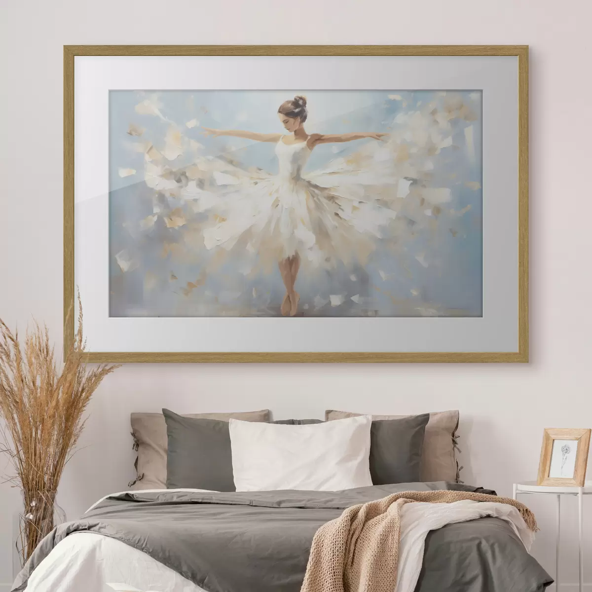 Plakát a sziklán Emberek, lány balerina f43257