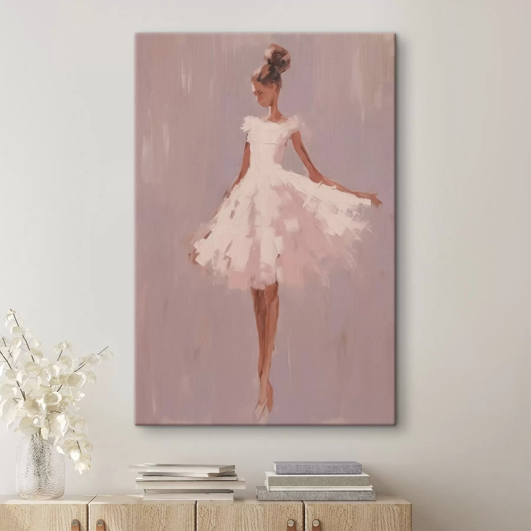 fotótapéta Ballerina absztrakt festmény utánzat s43342