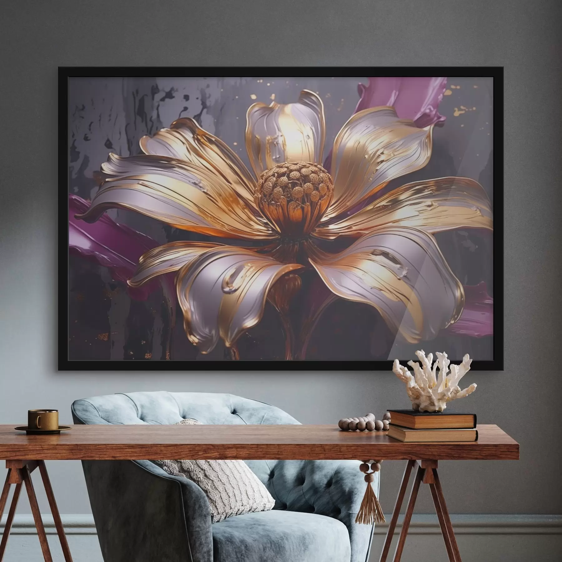 fotószőnyeg Nagy virág f43425