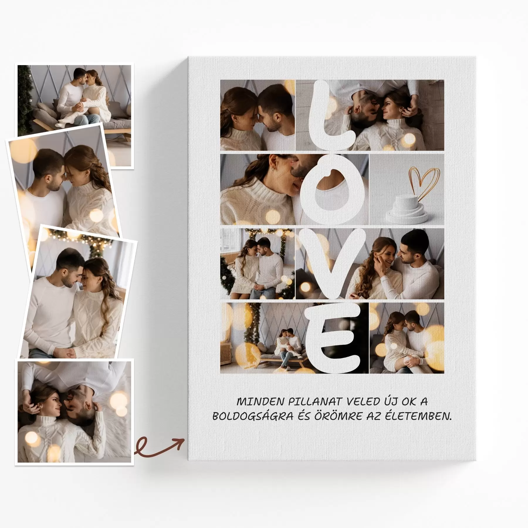 fotótapéta Fotókollázs vászonkép az én fényképeimből s43826