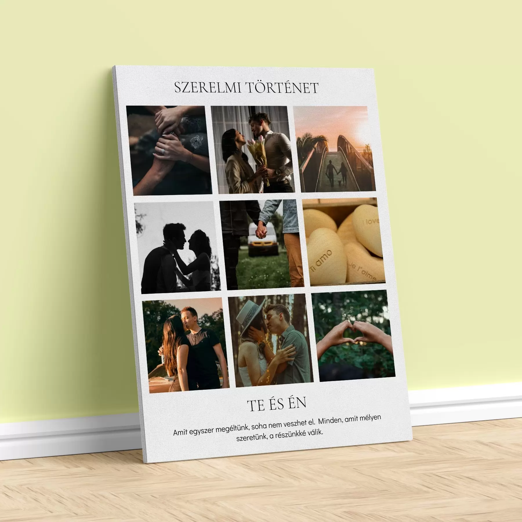 fotótapéta Fotókollázs vászonkép nyomtatása ajándékként s43828