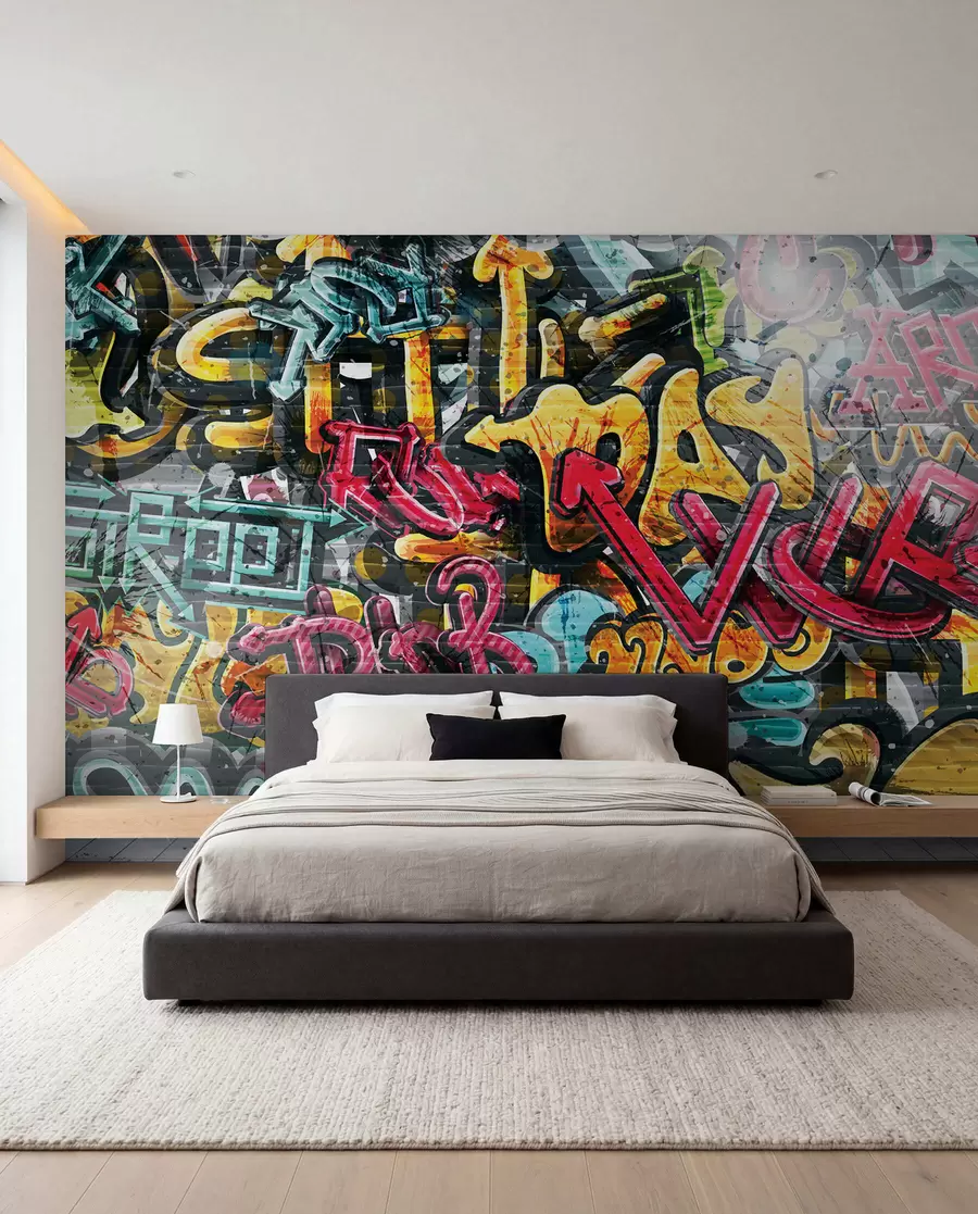 fotószőnyeg Művészi festék, festés és graffiti u56045