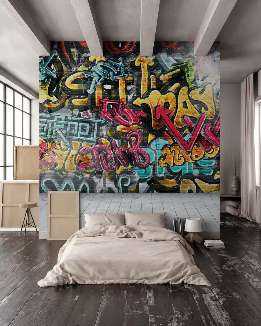 fotószőnyeg Graffiti teljes színben u56045