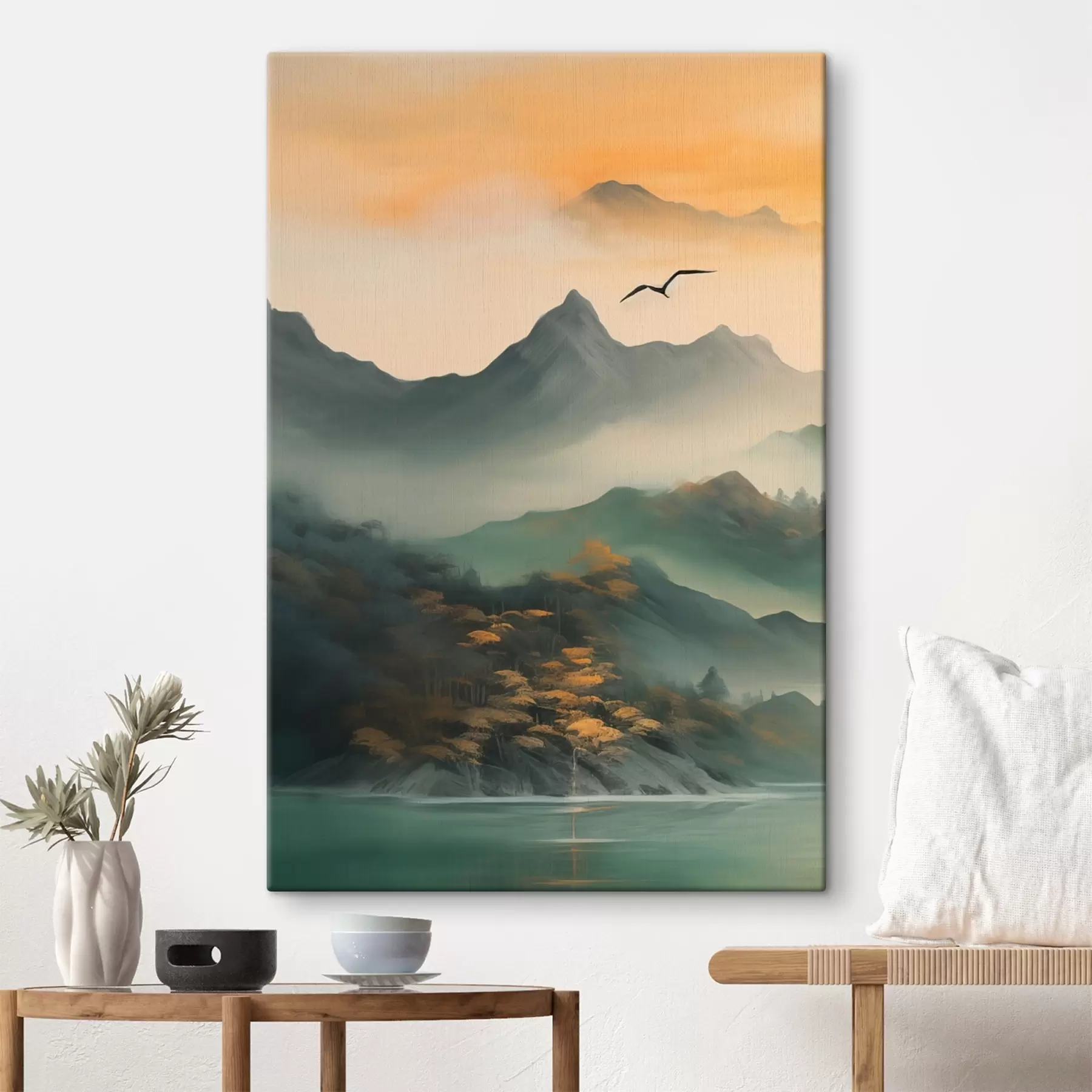 fotótapéta Mystic Mountain Hajnal s43588