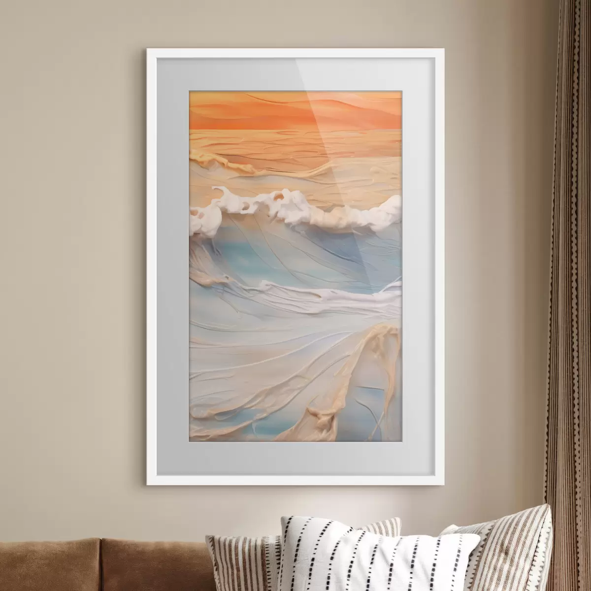 Plakát a sziklán Sunset Tides f43593