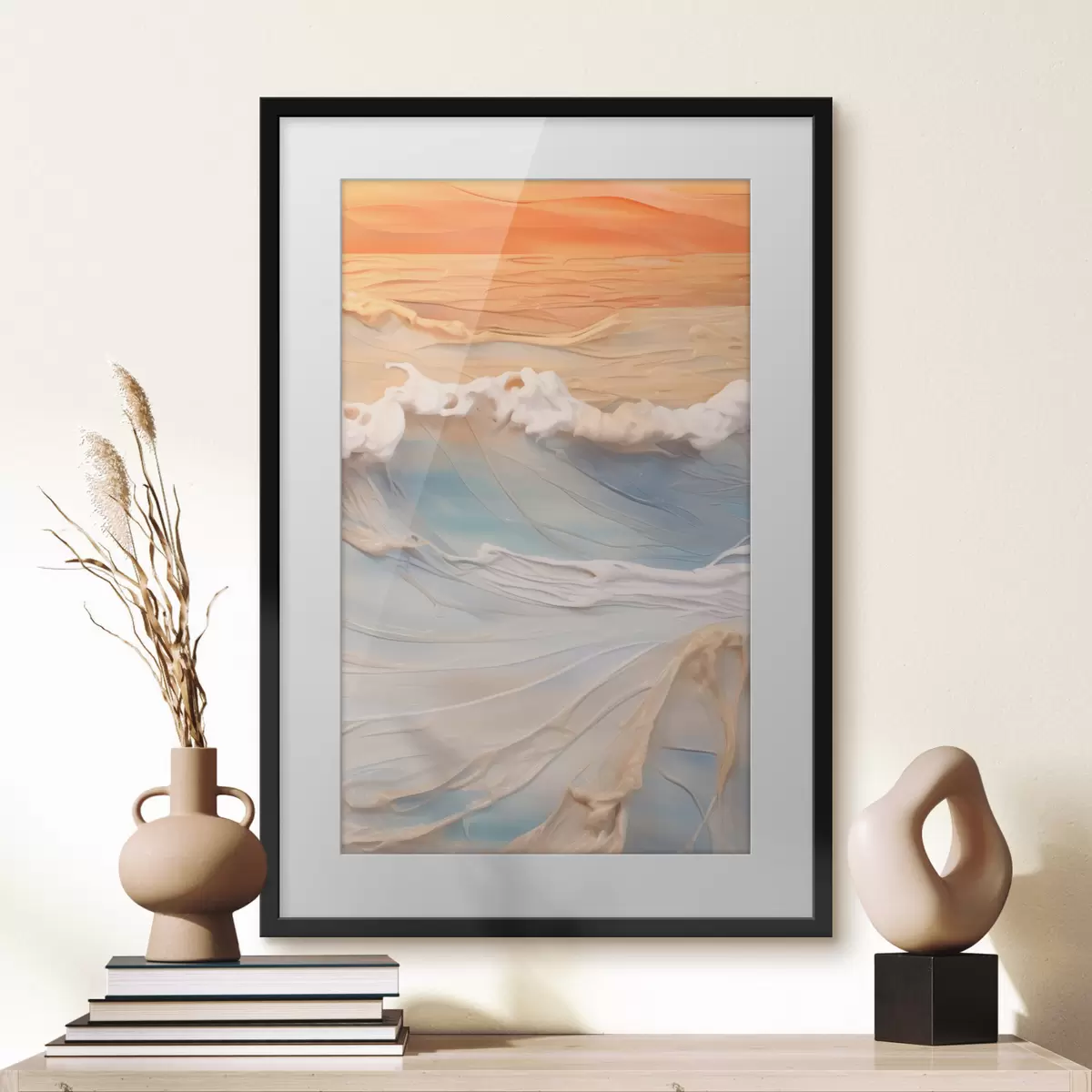 Plakát a sziklán Sunset Tides f43593