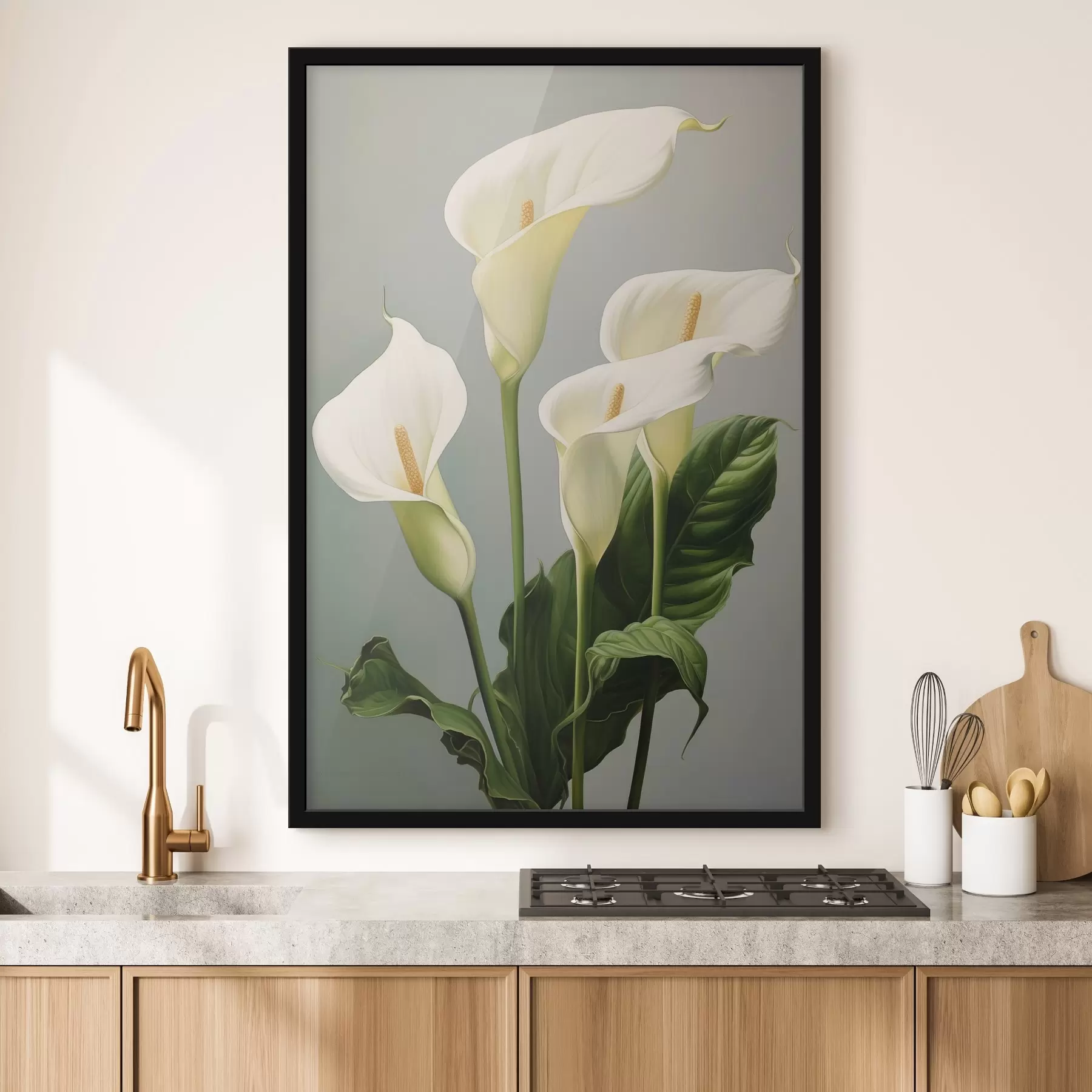 fotótapéta Elegáns kála liliomok f43558