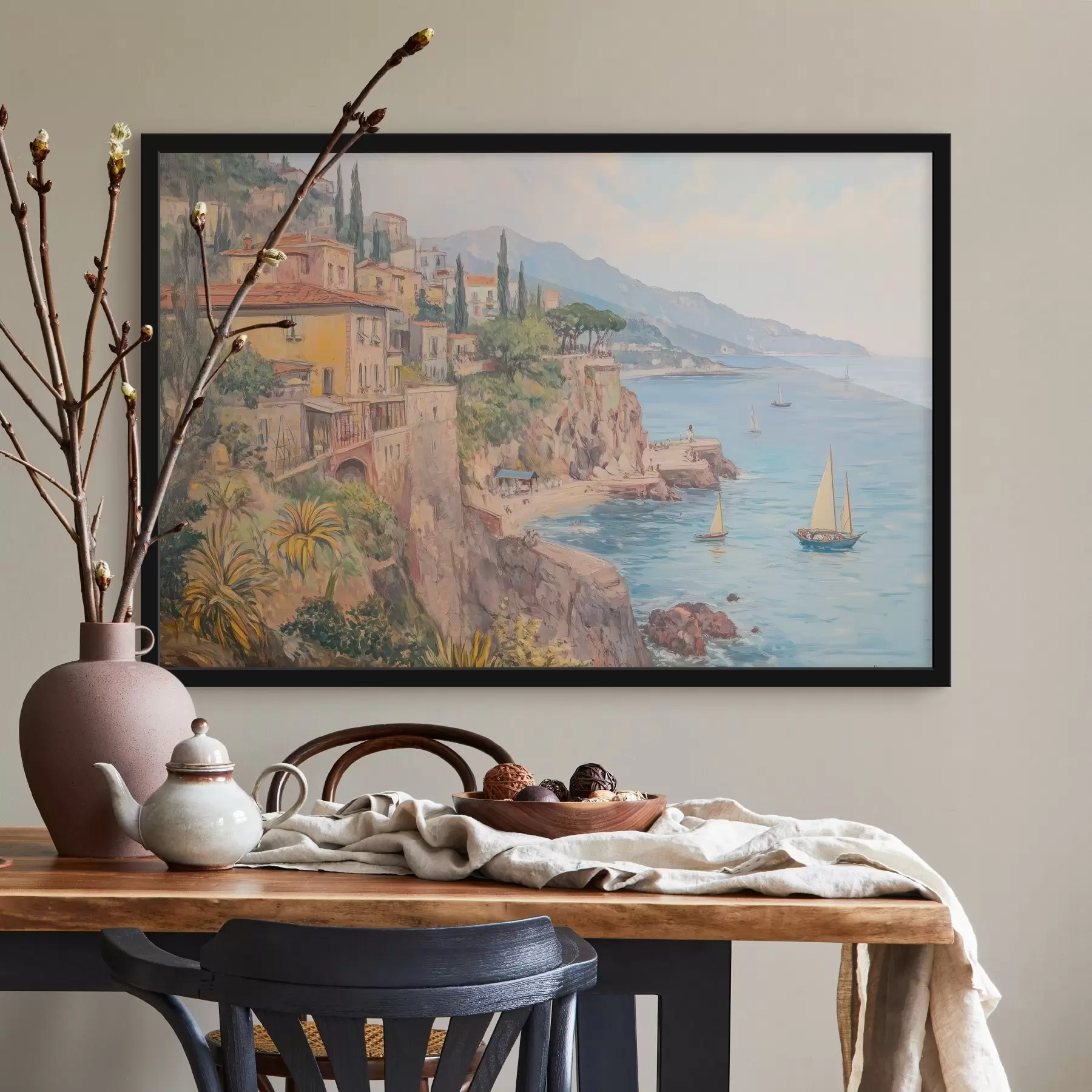 fotószőnyeg Város a tengerparton f43925