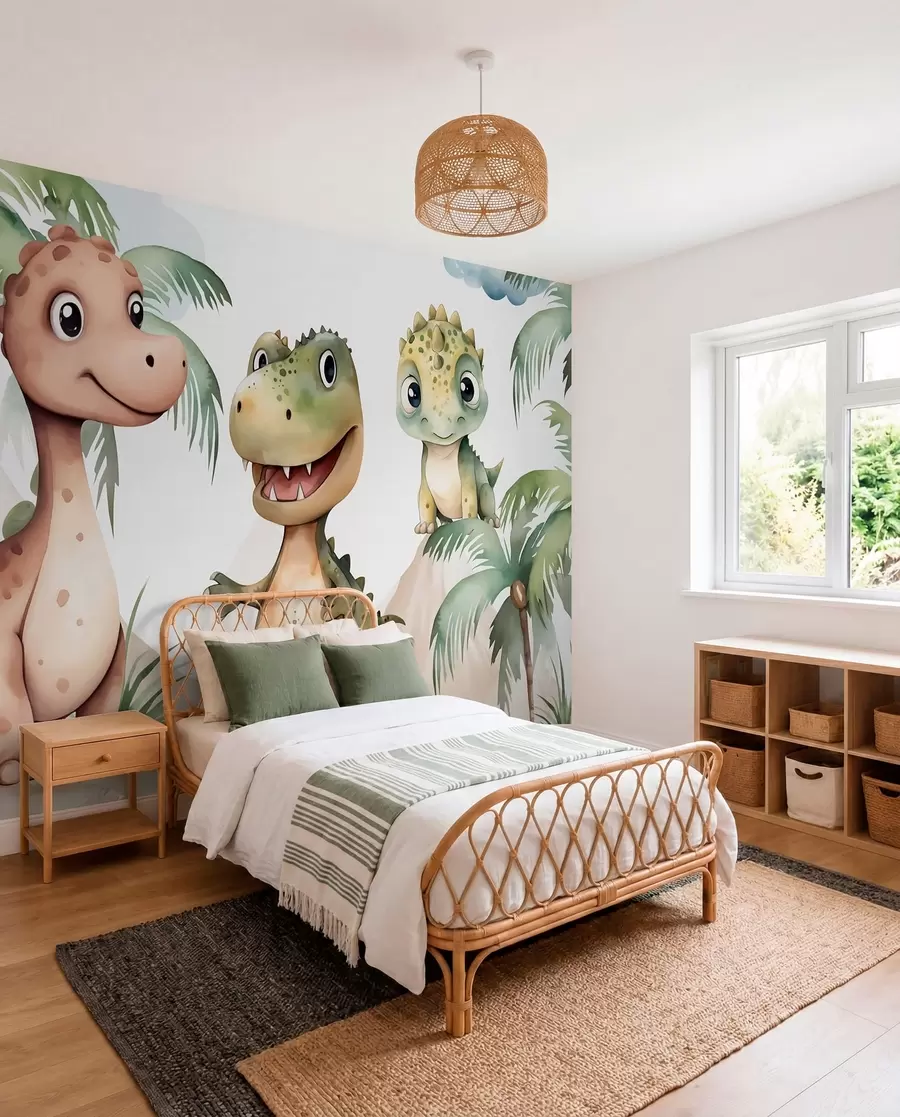 fotószőnyeg Három kis dinoszaurusz w03675