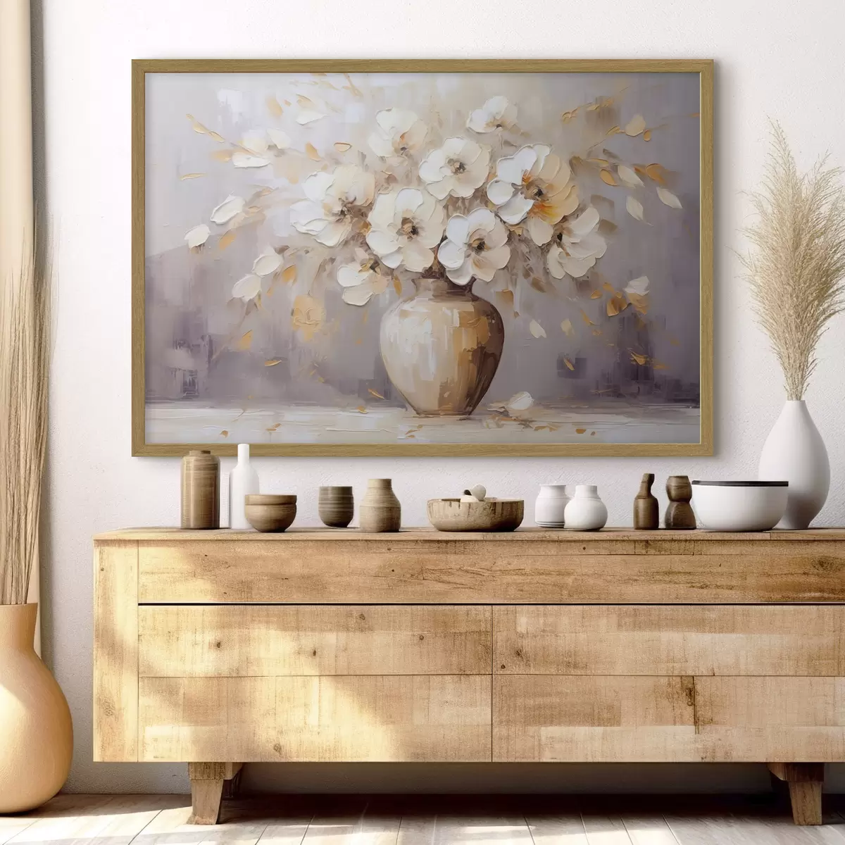 Plakát a sziklán Virág csendélet f43985