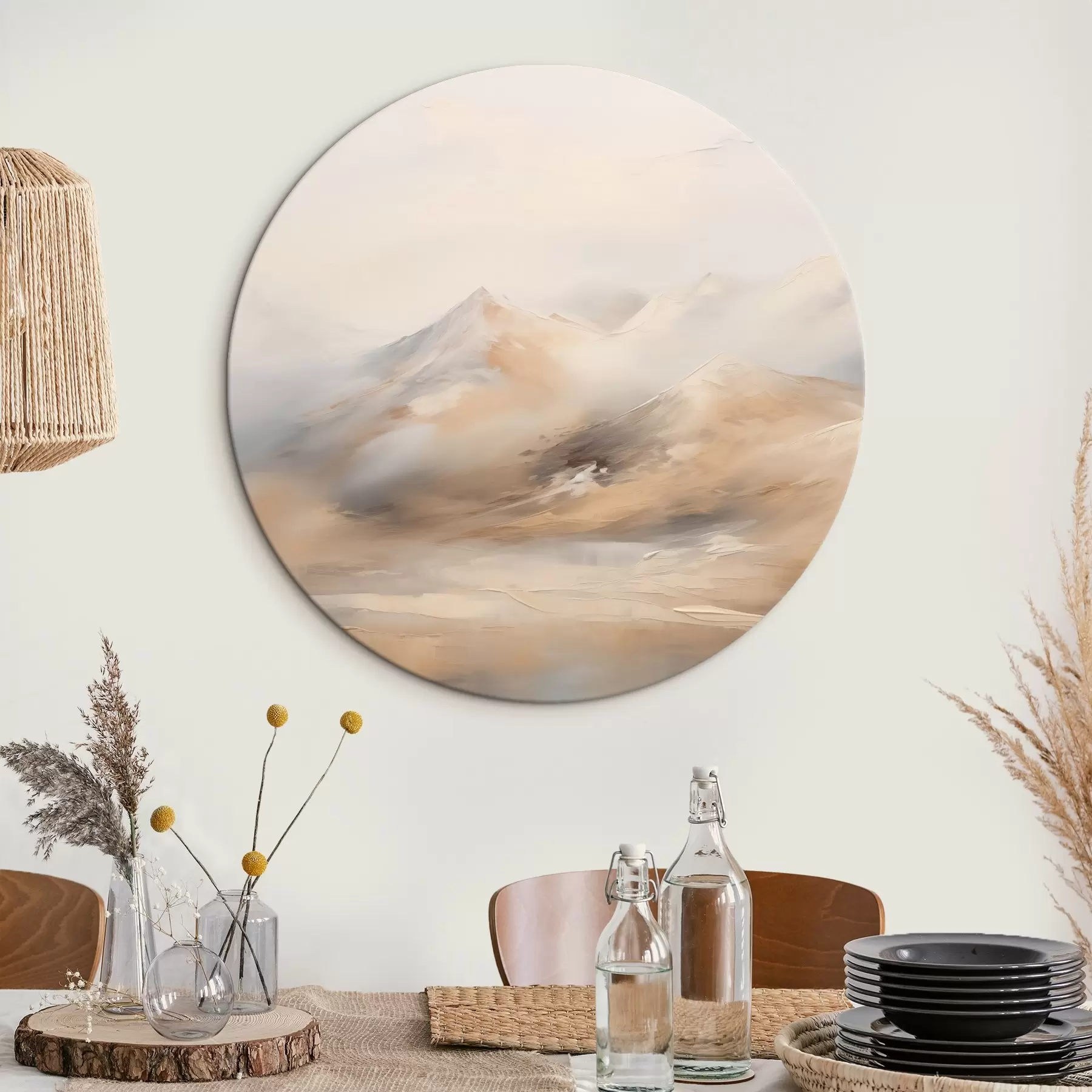 fotótapéta Hegyek utánzat festmény r44125