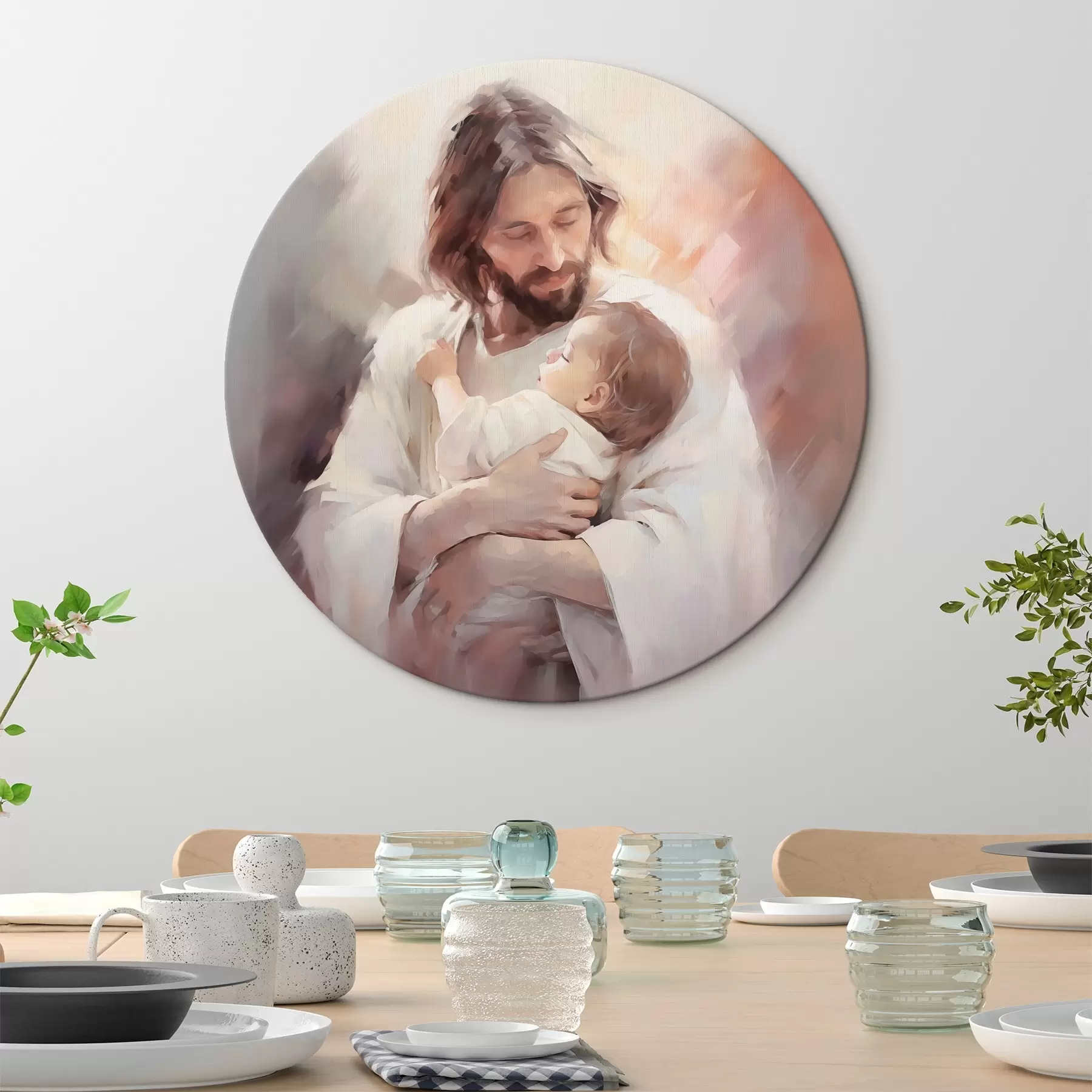 fotótapéta Jézus egy gyermekkel r44283