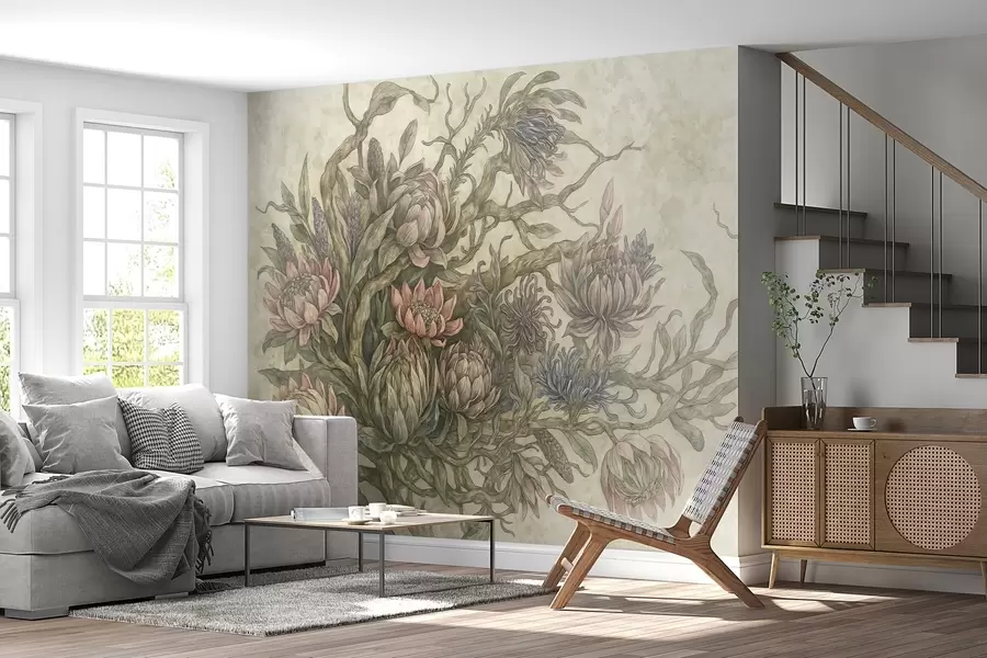 fotószőnyeg Hóbortos virágok w03975