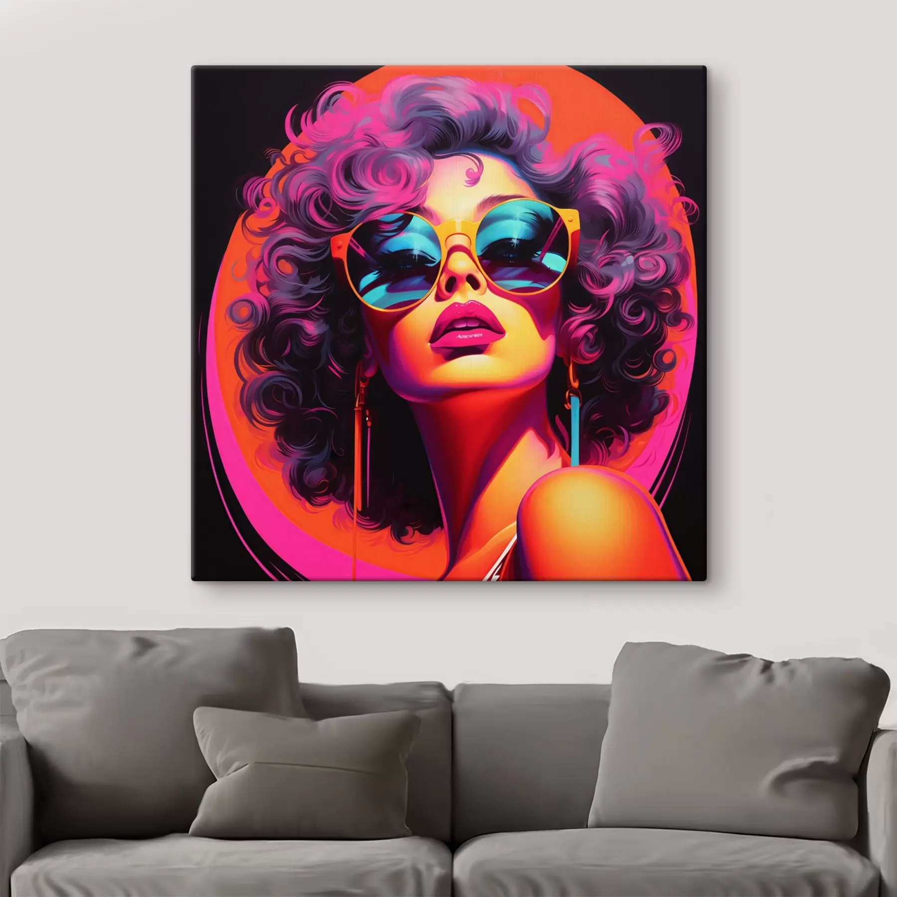 fotótapéta Stílusos nő napszemüvegben s44335