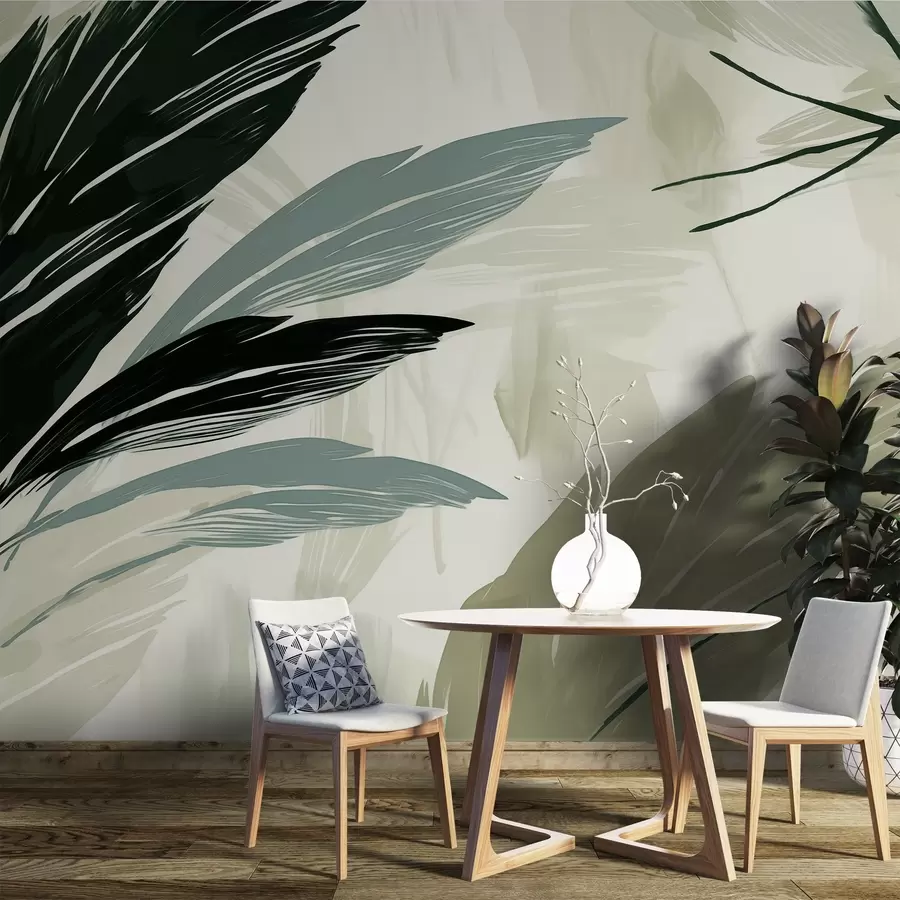 fotószőnyeg Absztrakt többszínű tollak w04037v3