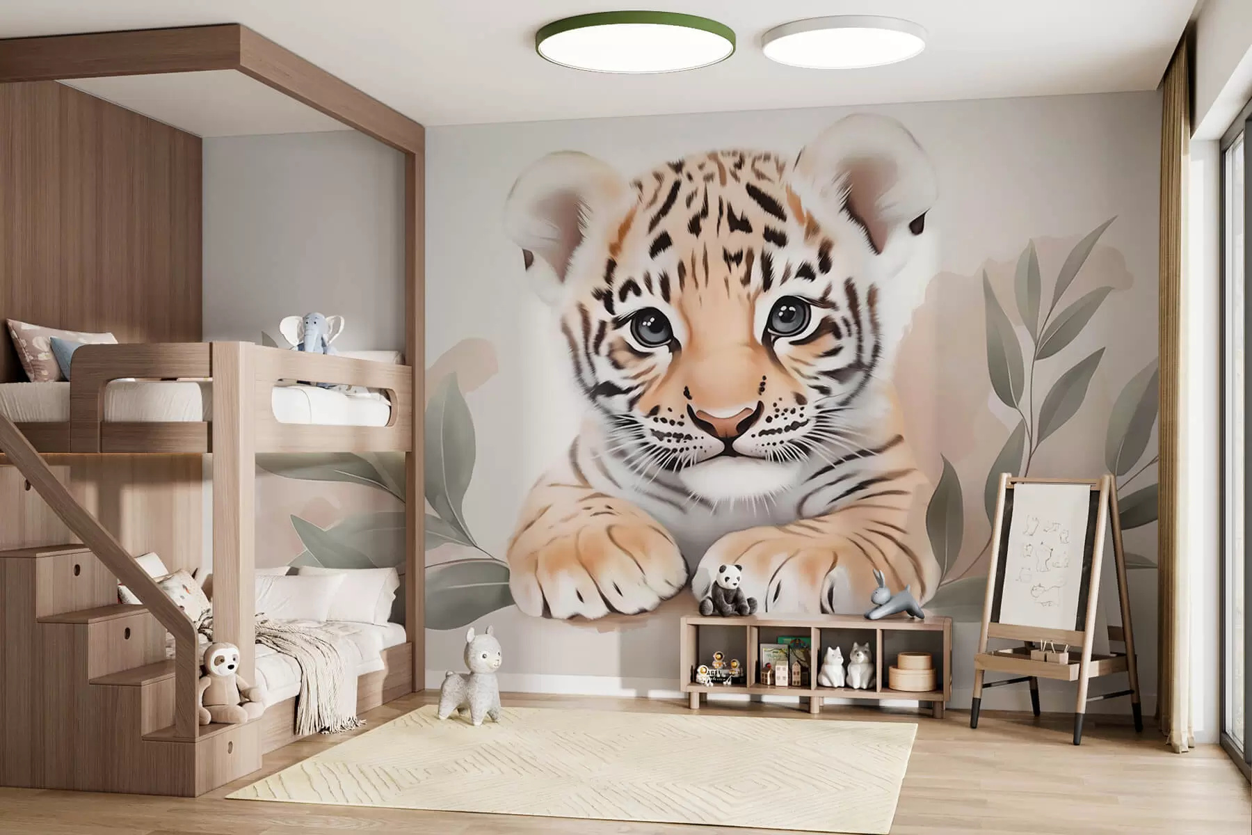 fotószőnyeg Aranyos kis tigris kölyök w03529