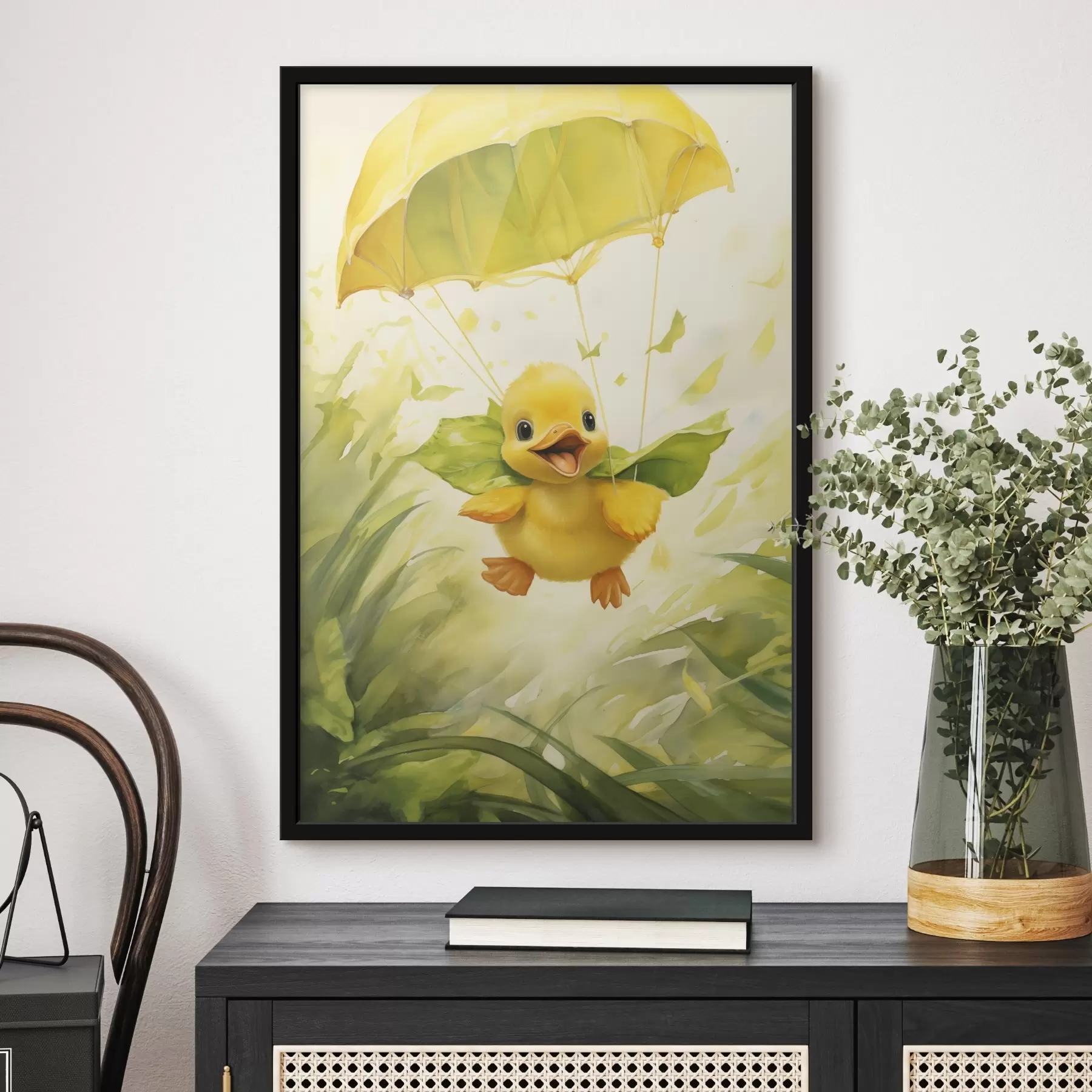 fotótapéta Ejtőernyős kiskacsa f44529