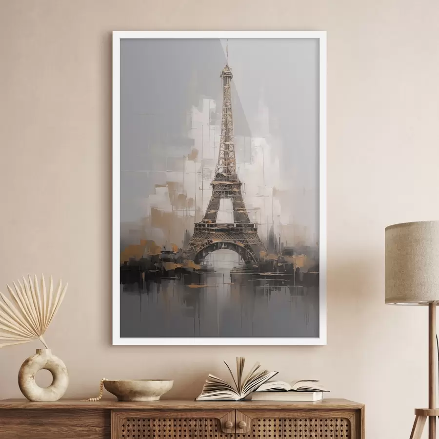 fotószőnyeg Eiffel-torony utánzata festmény f44697