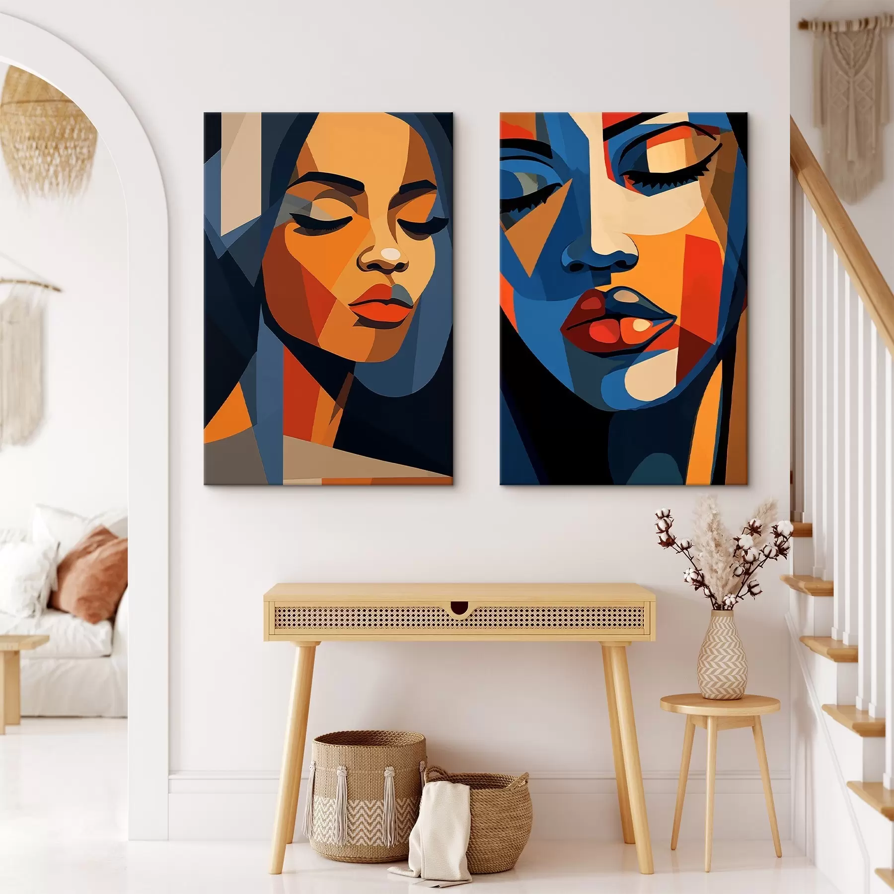 fotótapéta Színes portrék pop art stílusban m00467